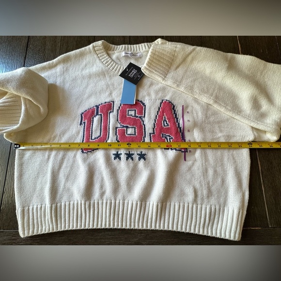 Grayson Threads  White USA Graphic Sweater - Off-White - Picture 15 of 15